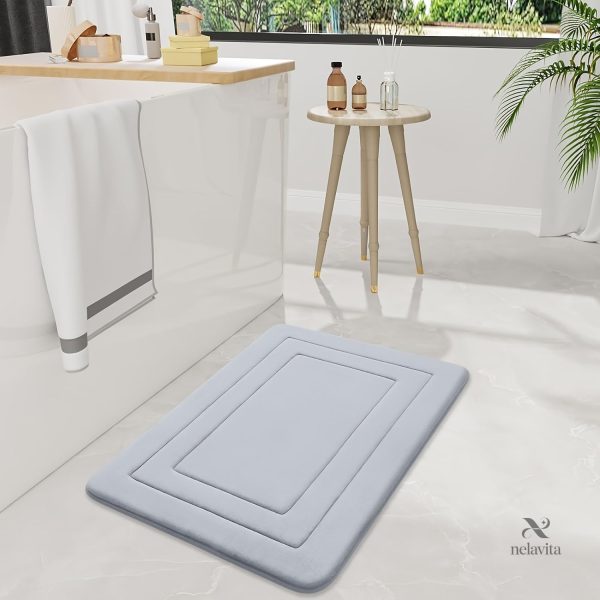 Tapis absorbant et confortable pour salle de bain