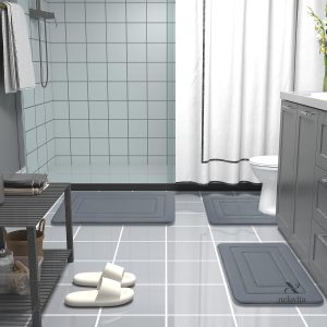 Tapis de bain avec absorption optimale