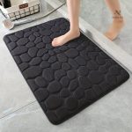 Tapis de bain en mousse pour pieds secs