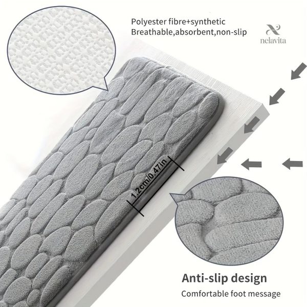 Tapis de bain doux et absorbant