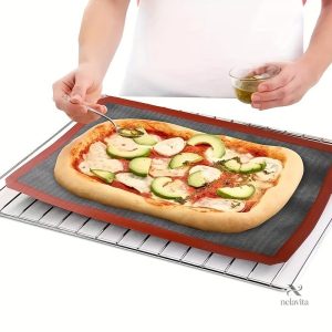 Tapis de cuisson flexible en silicone réutilisable