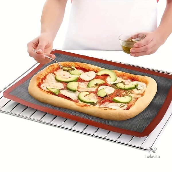 Tapis de cuisson flexible en silicone réutilisable