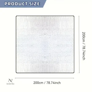Tapis de Pique-Nique Imperméable et Antidérapant – Couverture de Camping et Plage Pliable pour Extérieur