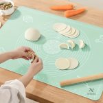 Tapis pâtisserie silicone antiadhésif réutilisable