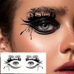 Maquillage temporaire chauve-souris pour Halloween