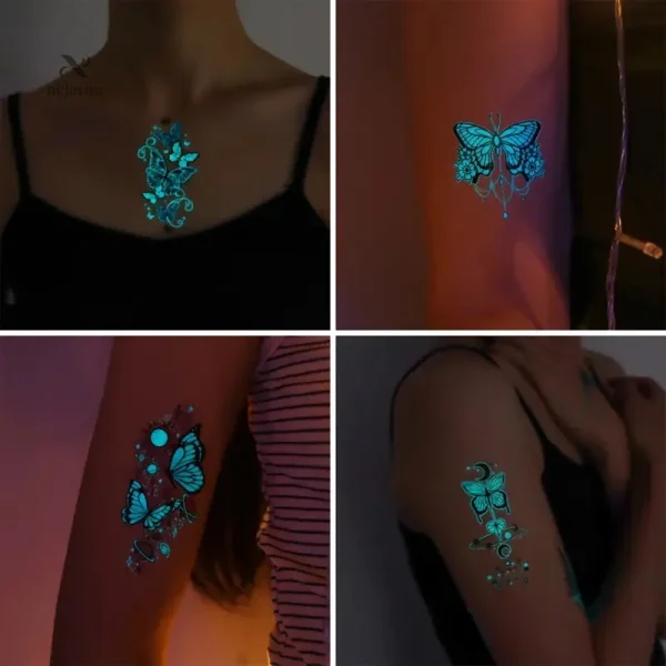 Design de papillons colorés pour une décoration éphémère
