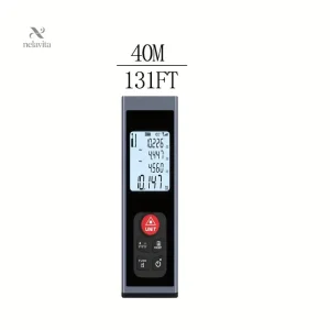 Télémètre Laser Numérique 60M / 196FT – Appareil de Mesure de Distance Haute Précision avec Écran LCD