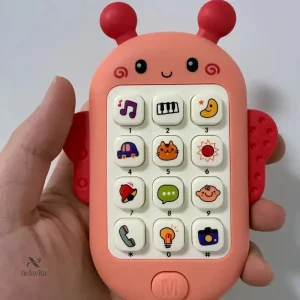 Téléphone Musical Éducatif pour Bébé – Jouet d’Éveil Sonore et Lumineux en Forme d’Insecte