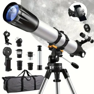Télescope Astronomique avec Trépied et Accessoires