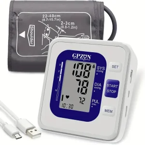 Tensiomètre Électronique Bras GPZON avec grand écran LCD
