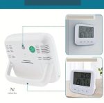 Thermomètre avec horloge intégrée pour un suivi facile