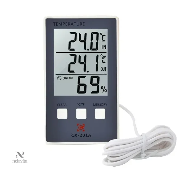 Thermomètre numérique pour un usage domestique et extérieur