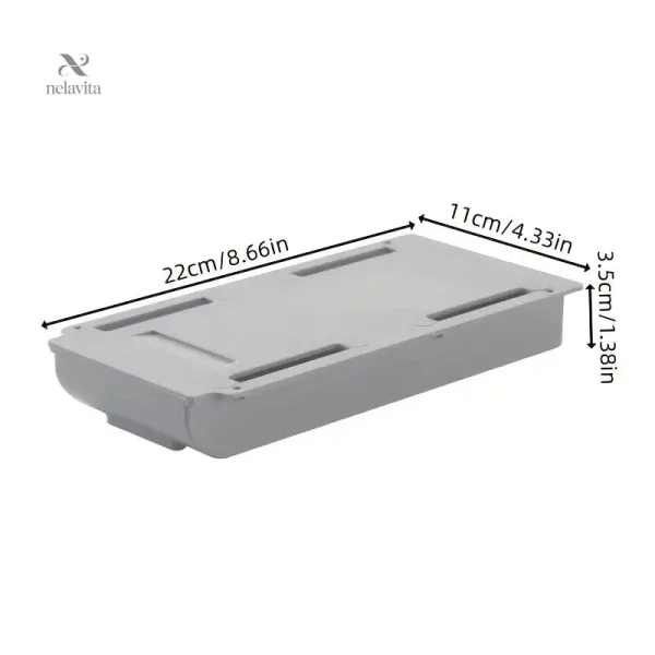 Rangement discret adhésif pour stylos et fournitures