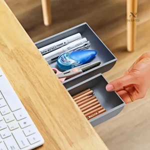 Tiroir auto-collant pratique pour accessoires de bureau