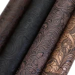 Tissu en simili cuir pour maroquinerie et décoration