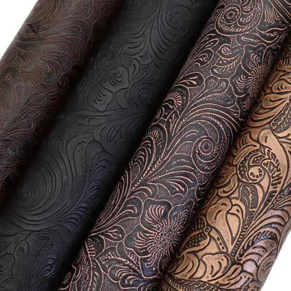 Tissu en simili cuir pour maroquinerie et décoration