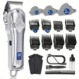 Tondeuse professionnelle sans fil avec écran LED