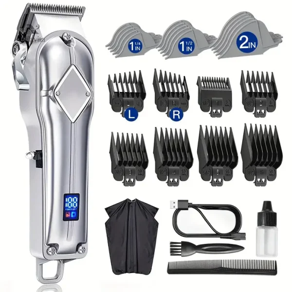 tondeuse-de-coupe-professionnelle-sans-fil-ecran-led-12-s-luktoh-1 Tondeuse professionnelle sans fil avec écran LED
