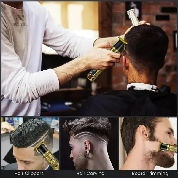 Kit de coupe cheveux avec écran LED et sabots réglables