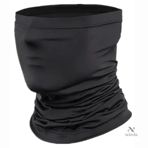 Tour de cou sport multifonction noir pour activités extérieures