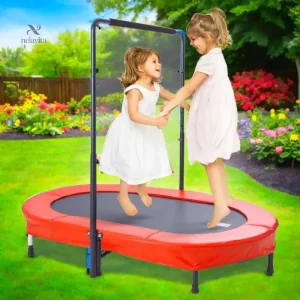 Trampoline sécurisé pour jeu d'extérieur et amusement des enfants