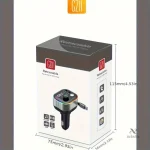 Transmetteur FM et chargeur USB pour smartphone en route