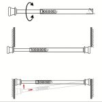 Tringle décorative pratique pour un intérieur moderne