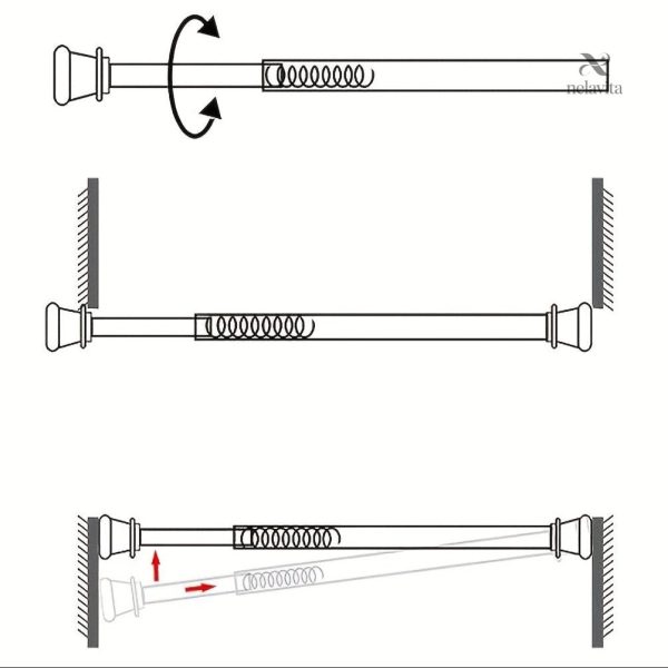 Tringle décorative pratique pour un intérieur moderne