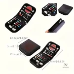 Kit de couture compact incluant fils, aiguilles et mètre ruban