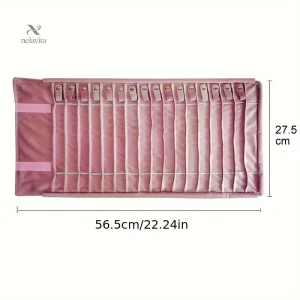 Trousse de Rangement pour Pinceaux et Outils – Étui en Tissu avec Boutons Pression, Multi-Couleurs