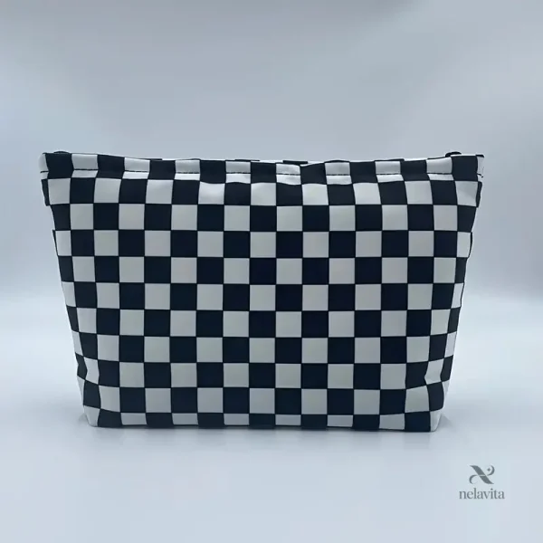 Accessoire de voyage résistant à l'eau avec motifs damier