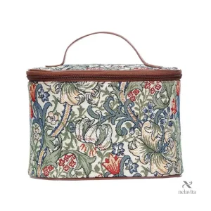 Trousse de toilette chic inspirée des motifs rétro floraux