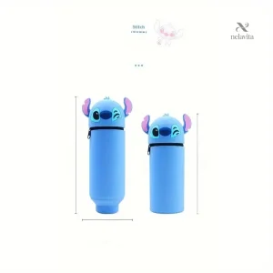Trousse scolaire enfant motif Stitch zippée et extensible