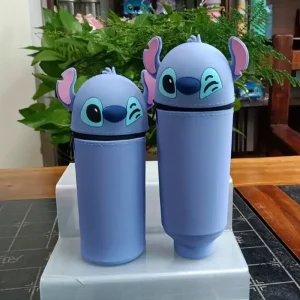 Étui à crayons pour enfants avec motif Stitch amusant