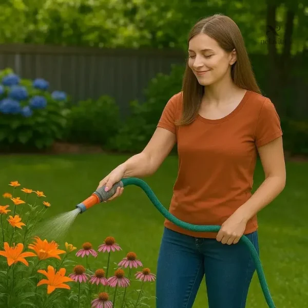 Système d'arrosage flexible adapté aux jardins et plantes