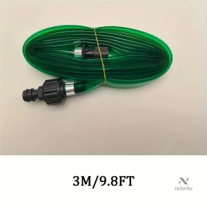 Tuyau d’Arrosage Plat 3/7.5/15M – Flexible, Résistant et Compact pour Jardin, Pelouse et Extérieur