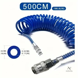 Raccords rapides sur tuyau flexible pour air comprimé