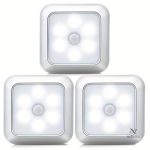 Éclairage LED sans fil idéal pour la nuit, set de 3