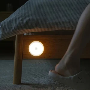 Veilleuse LED Intelligente avec Détecteur de Mouvement – Éclairage Automatique pour Lit et Couloir