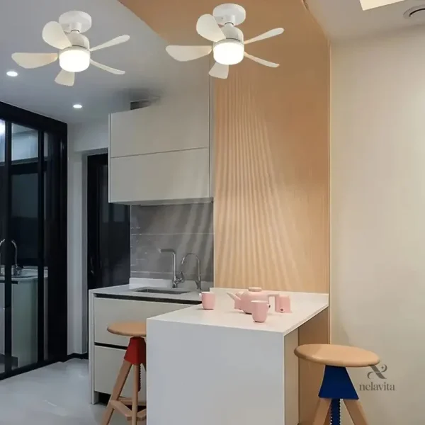 ventilateur-de-plafond-avec-lumiere-led-integree-design-m-vojf40-1 Ventilateur de plafond moderne avec lumière LED intégrée