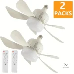 Design élégant de ventilateur silencieux pour un éclairage optimal
