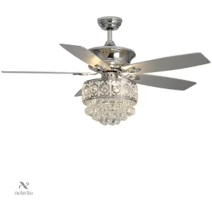Ventilateur 5 pales réversibles avec éclairage LED