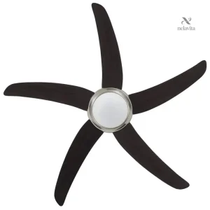 Ventilateur silencieux à 5 pales en bois design contemporain