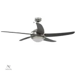 Design élégant : ventilateur de plafond en bois avec LED