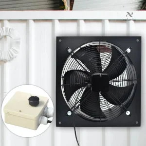 Ventilateur plafond moderne avec 5 pales en bois et éclairage LED
