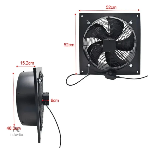 Éclairage LED intégré dans un ventilateur de plafond stylé et pratique