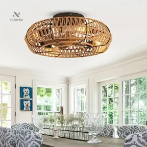 Ventilateur plafond avec luminaires LED pour un confort optimal