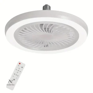 Ventilateur de plafond LED silencieux avec télécommande