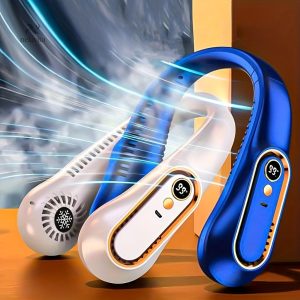 Ventilateur portable tour de cou rechargeable USB