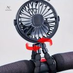 Ventilateur léger avec support trépied ajustable